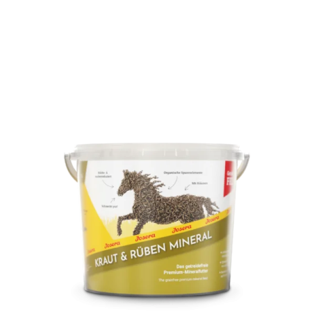 Mineraly bezzbozowe JOSERA KrautRubenMineral 4kg | Sklep jeździecki Horse Trade.pl