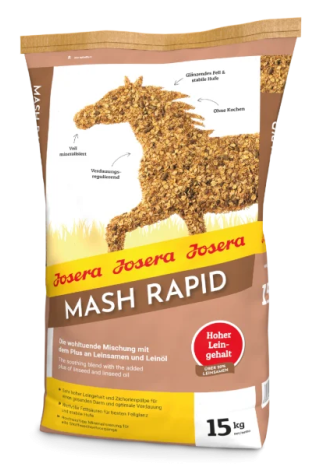 Mesz siemie lniane+cykoria JOSERA Mash Rapid 15kg | Sklep jeździecki Horse Trade.pl