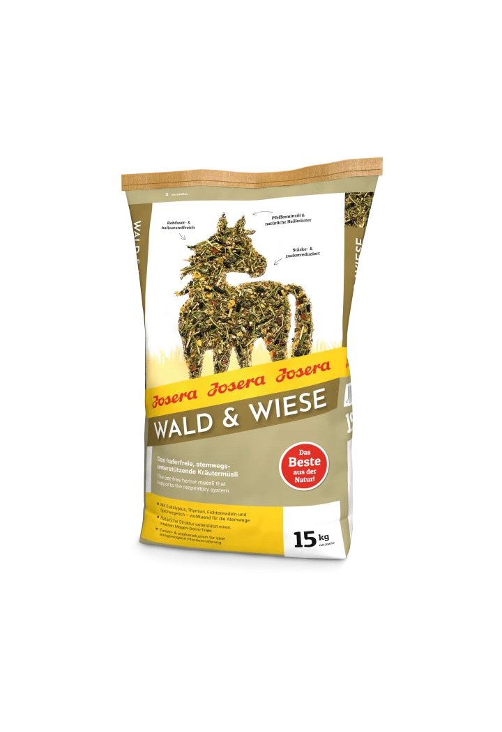 Pasza na uklad oddechowy JOSERA WaldWiese 15kg | Sklep jeździecki Horse Trade.pl