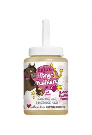 Olej do kopyt B&E #PonyPedikure z pędzelkiem 450ml