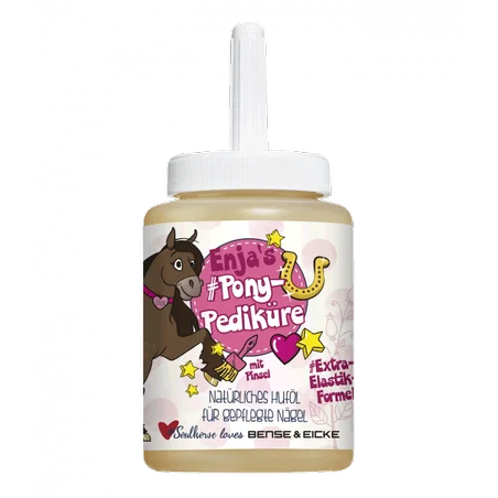 Olej do kopyt B&E #PonyPedikure z pędzelkiem 450ml
