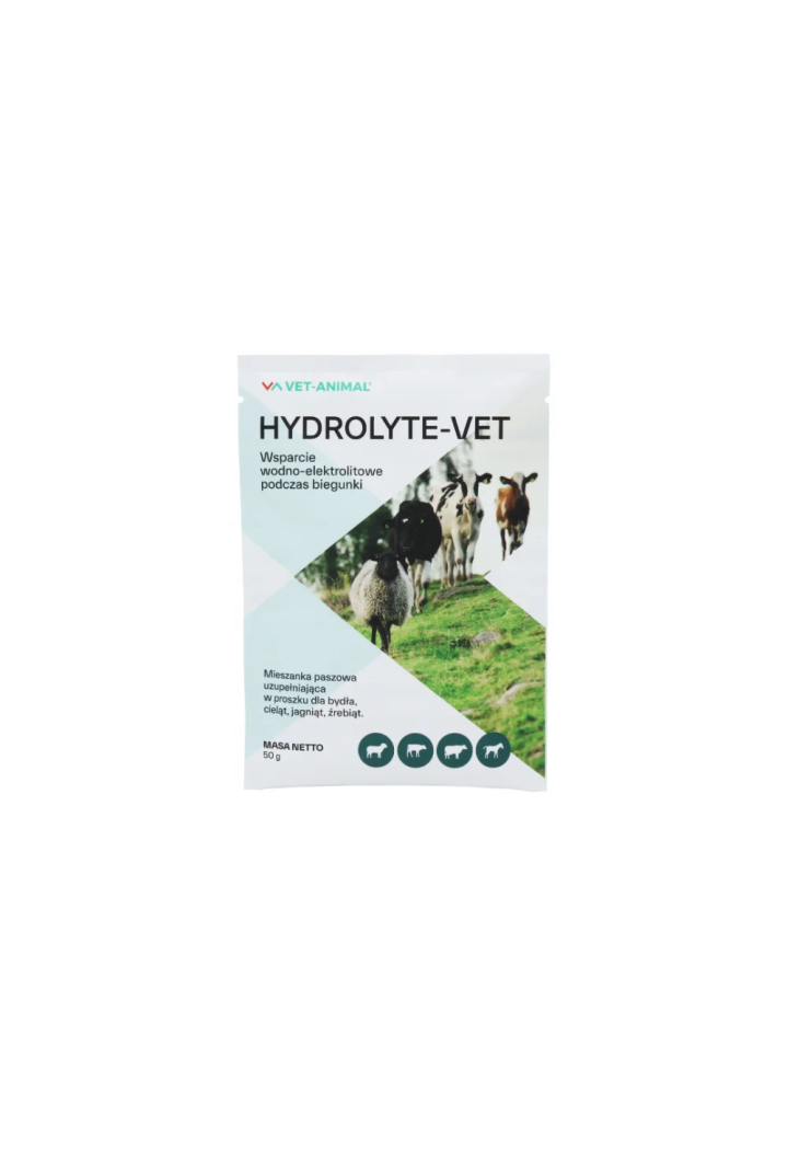 Preparat paszowy V-A Hydrolyte-vet na biegunke 50g