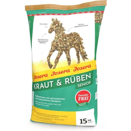Pasza konie starsze JOSERA Kraut&Ruben Senior 15kg