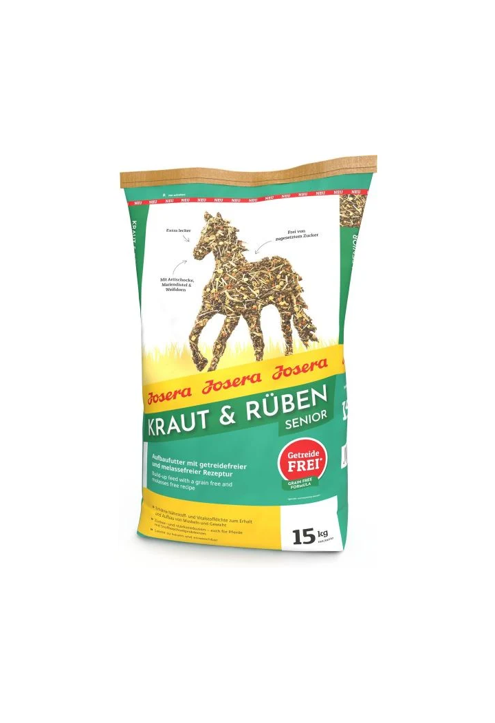 Pasza konie starsze JOSERA Kraut&Ruben Senior 15kg