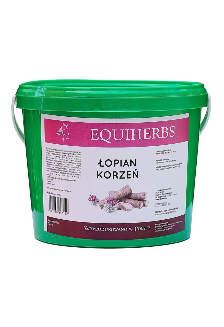 Łopian korzeń EQUIHERBS 500g
