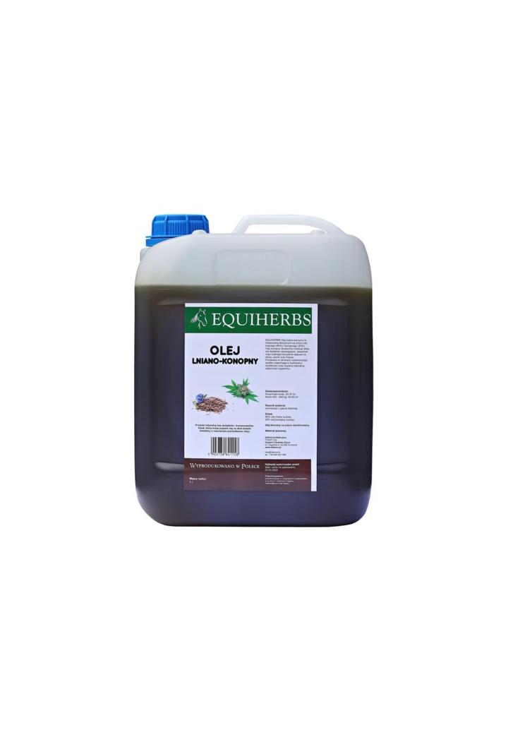 Olej lniano-konopny EQUIHERBS 5l