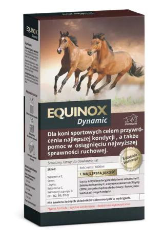 Suplement Equinox Dynamic wzmacniający dla koni 1L