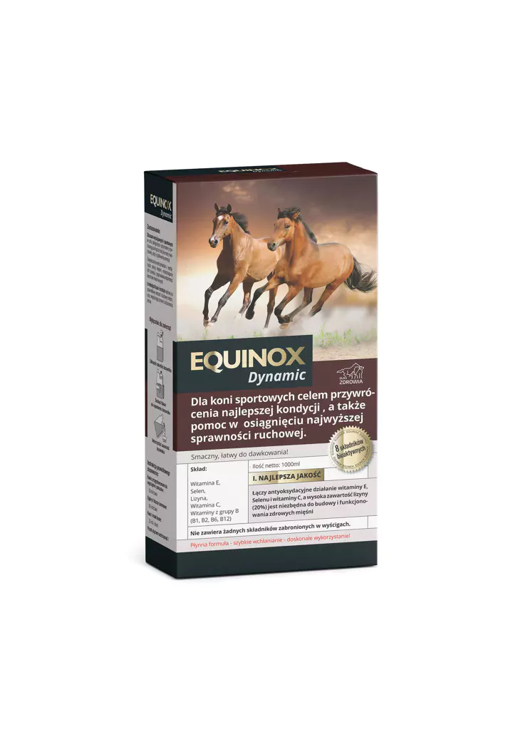 Suplement Equinox Dynamic wzmacniający dla koni 1L