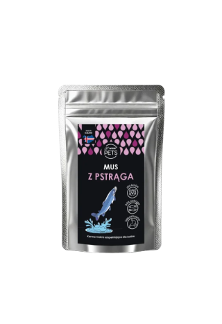 Karma saszetka dla psa WOW!PETS Mus z Pstrąga 100g