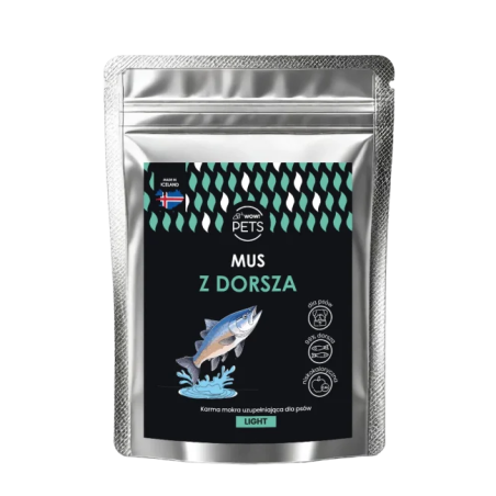 Karma saszetka dla psa WOW!PETS Mus z Dorsza 100g