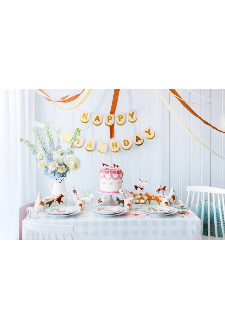 Talerzyki papierowe PARTYDECO Konik 6szt