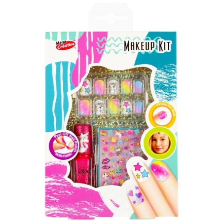 Zestaw make up kit MEGACREATIVE paznokcie