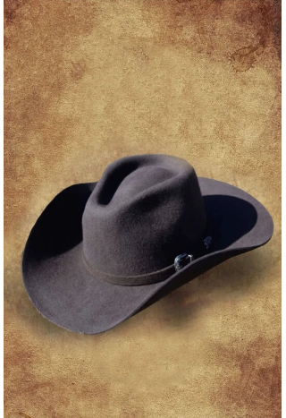 Kapelusz kowbojski WILDBILL filcowy darkbrown