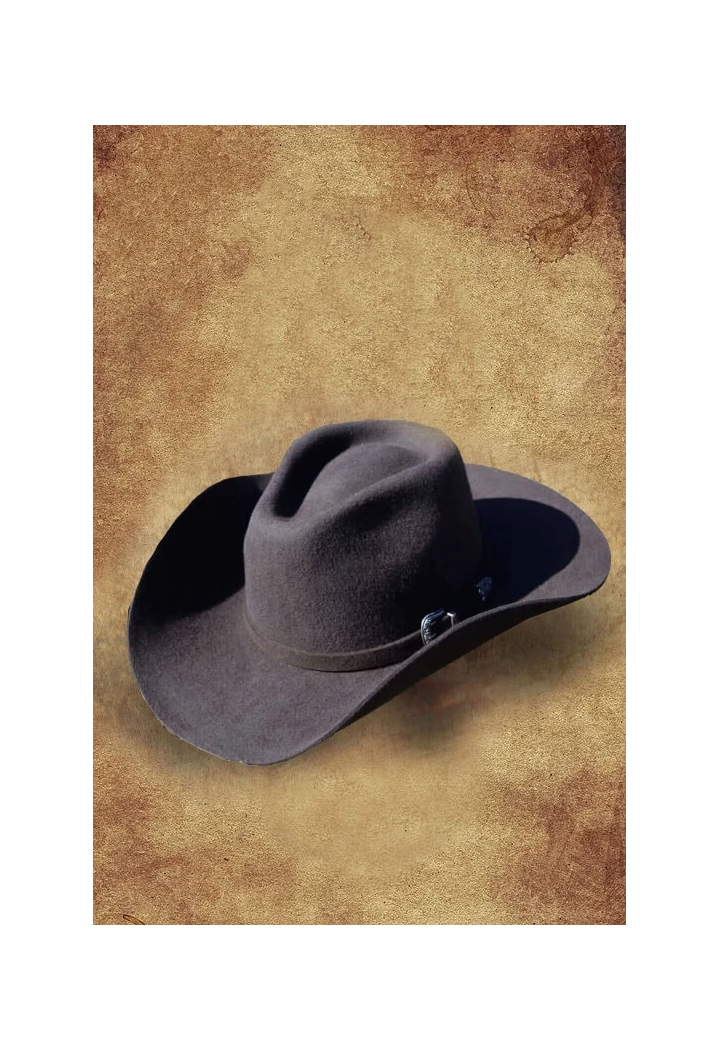 Kapelusz kowbojski WILDBILL filcowy darkbrown