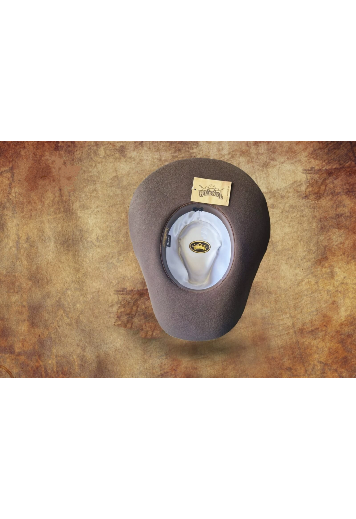 Kapelusz kowbojski WILDBILL filcowy darkbrown