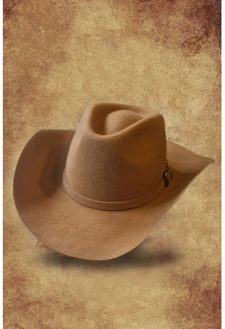 Kapelusz kowbojski WILDBILL filcowy lightbrown