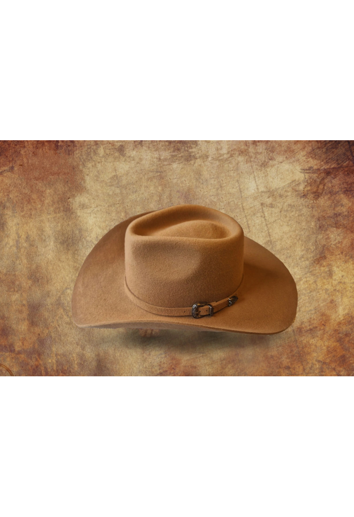 Kapelusz kowbojski WILDBILL filcowy lightbrown