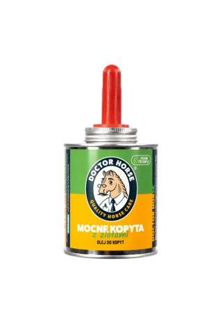 Olej DOCTORHORSE do kopyt MocneKopyta zioła 450ml | Sklep jeździecki Horse Trade.pl
