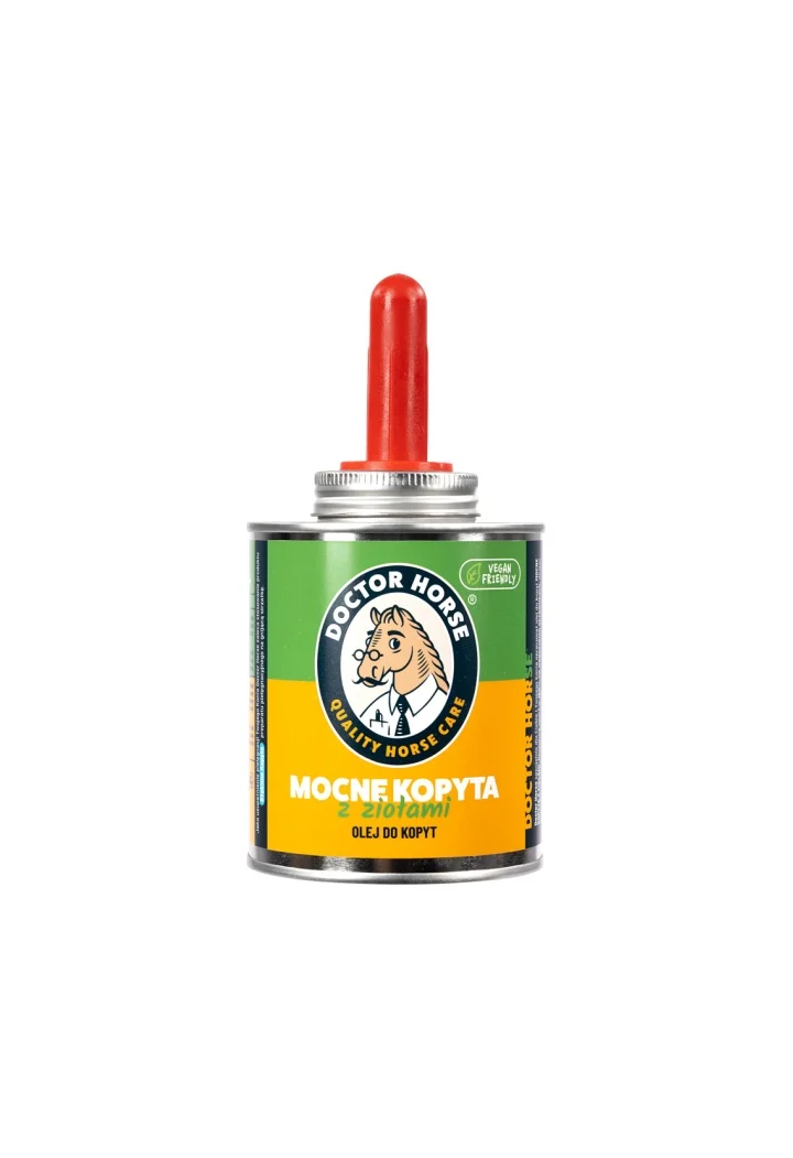 Olej DOCTORHORSE do kopyt MocneKopyta zioła 450ml | Sklep jeździecki Horse Trade.pl