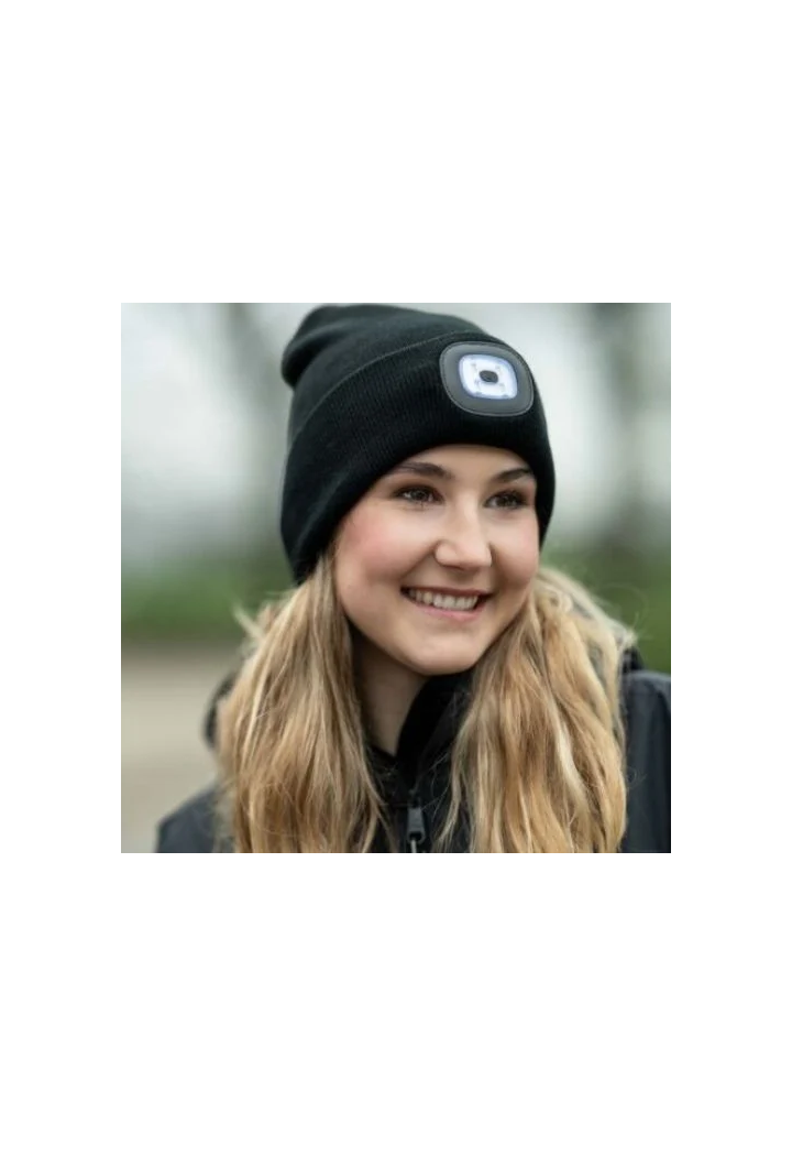 Czapka ze światłem LED HKM Honey