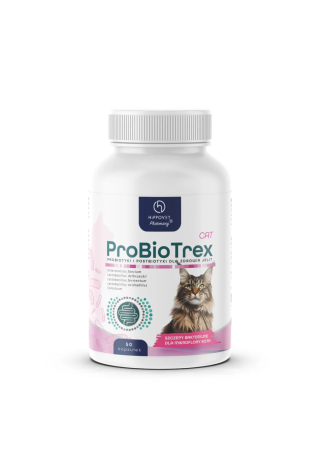 Probiotyk HIPPOVETPharmacy ProbioTREX cat 50 kaps.
