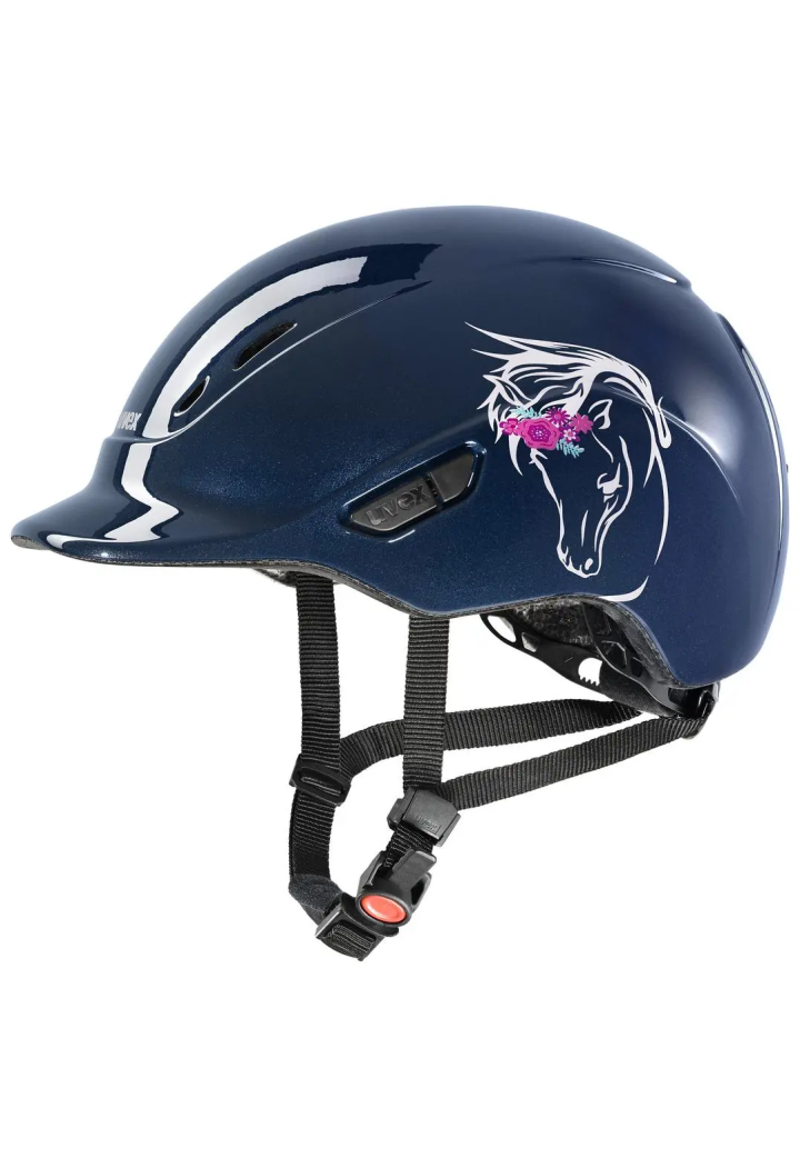 Kask UVEX Kidoxx flower navy shiny XXXS (49-54)