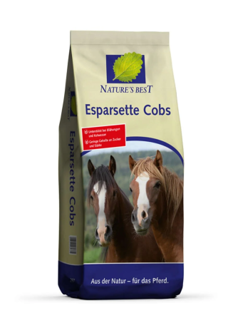 Pasza NATURE'S BEST Esparsette Cobs granulat 18kg