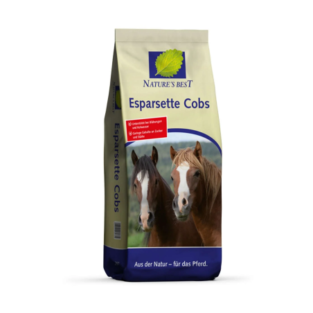 Pasza NATURE'S BEST Esparsette Cobs granulat 18kg