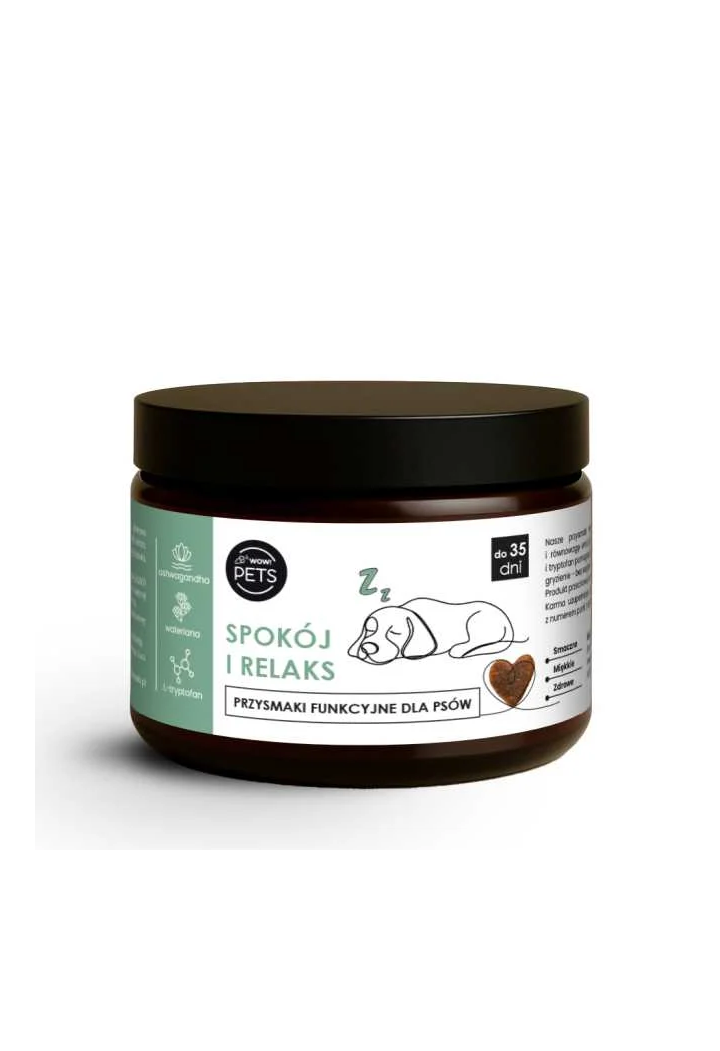 PrzysmakiFunkcyjne WOW!PETS DlaPsów Spokój 100g