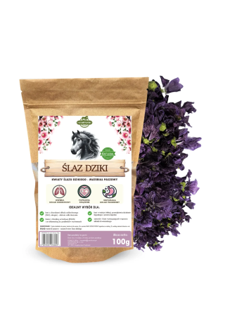 Malwa kwiat ślazu dzikiego SAMFARM 100g