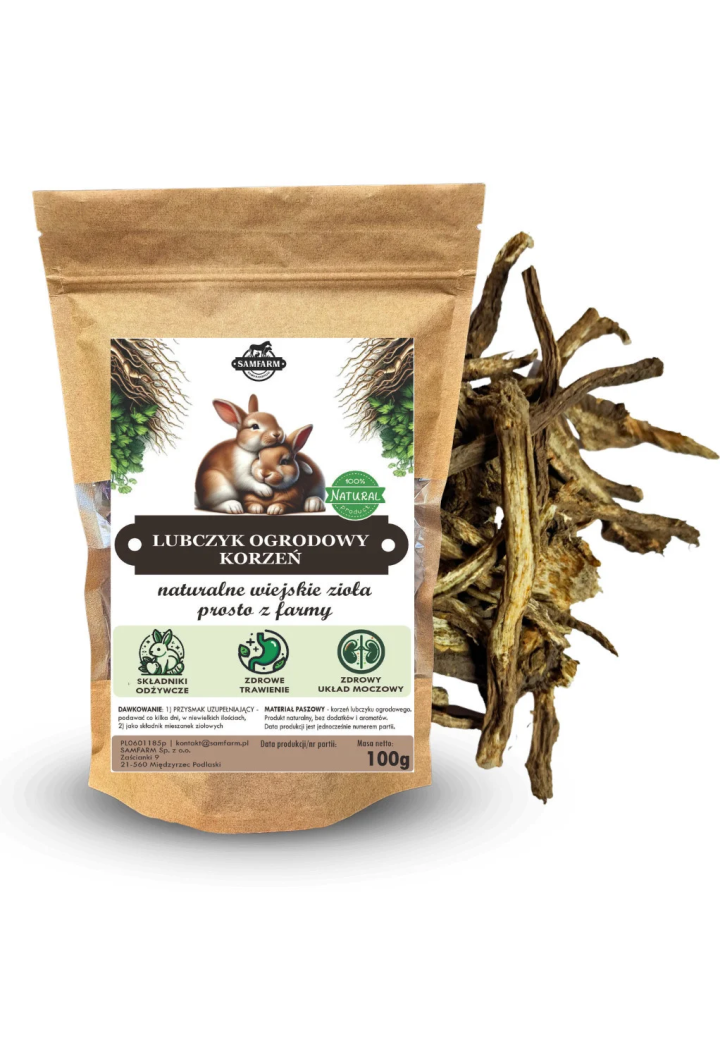 Lubczyk korzeń mielony SAMFARM 500g