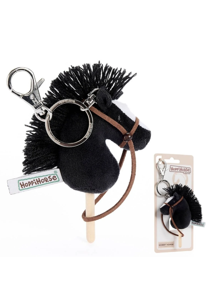 Breloczek HoppiHorse HobbyHorse black 12cm