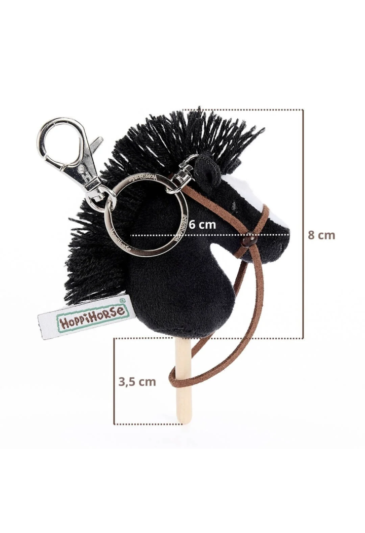 Breloczek HoppiHorse HobbyHorse black 12cm