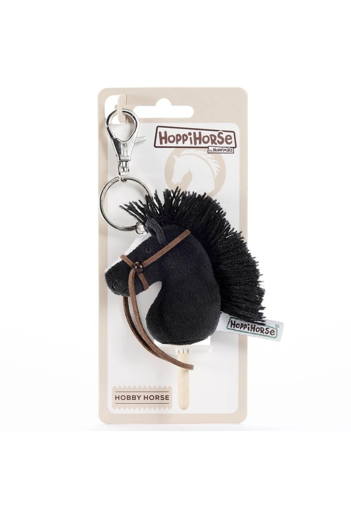 Breloczek HoppiHorse HobbyHorse black 12cm