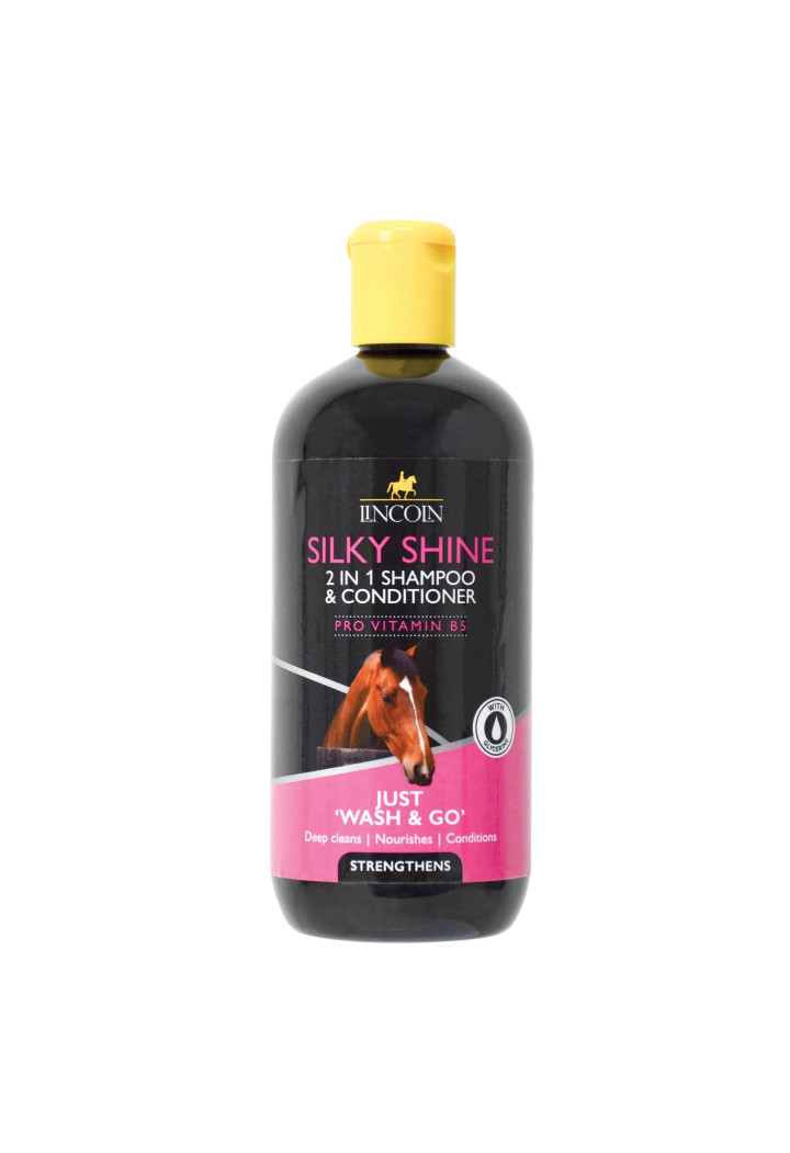 Szampon LINCOLN Silky Shine 2in1 z odżywką 500ml