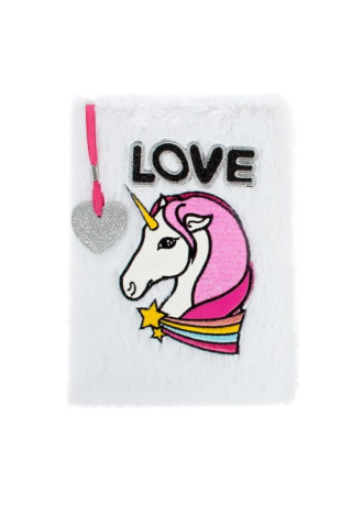Pamiętnik STARPAK Love Unicorn A5 pluszowy