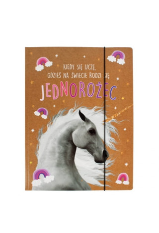 Teczka z gumką A4 BENIAMIN Jednorożec