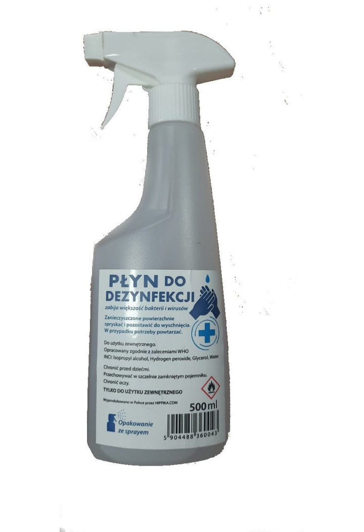 Płyn do dezynfekcji HIPPIKA spray 500ml