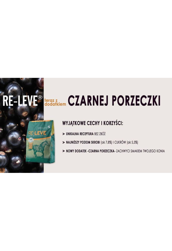 Pasza SARACEN Re-Leve musli 20kg