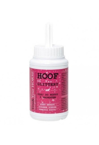 Olej do kopyt YYH HoofGlittery z brokatem 600ml