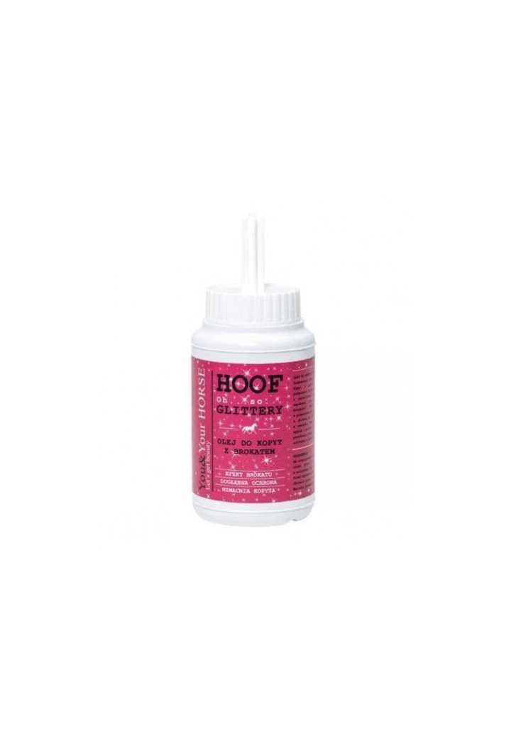 Olej do kopyt YYH HoofGlittery z brokatem 600ml