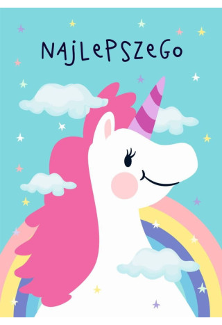 Kartka okolicznościowa HENRY Unicorn