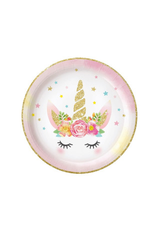 Talerzyki papierowe GODAN Unicorn 6szt.