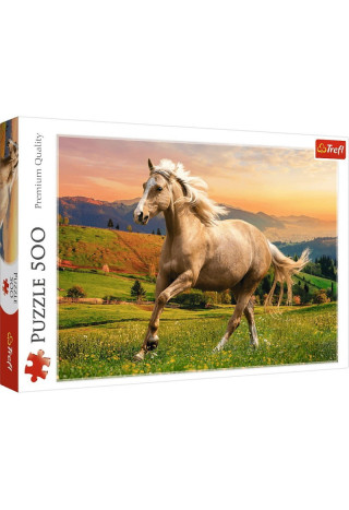 Puzzle TREFL Sunset Galop 500 elementów