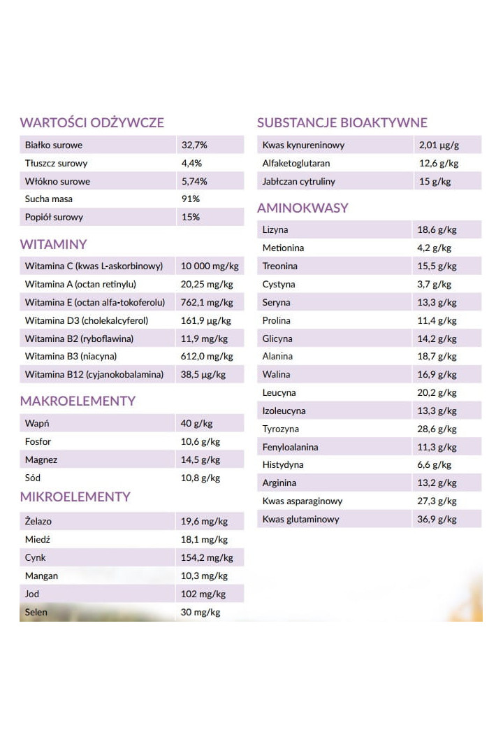 Suplement YARROWIA Regeneration granulat 1,5kg