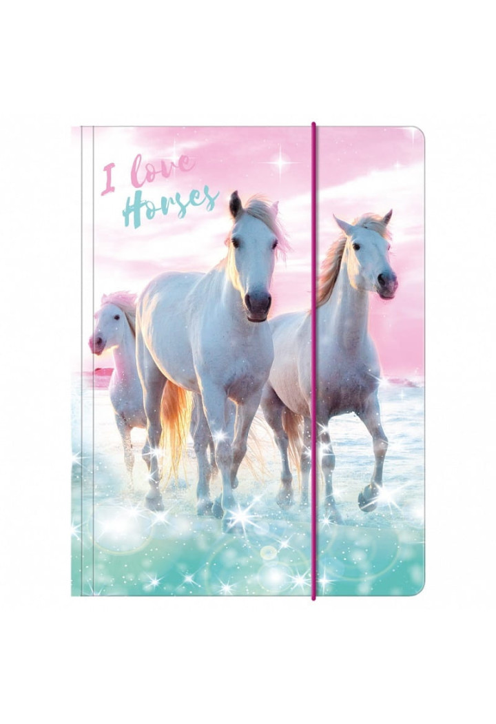 Teczka DERFORM I Love Horses A4