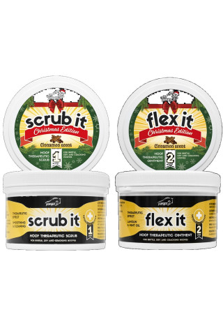 Zestaw świąteczny JUMP IT Scrub It + Flex It Smar