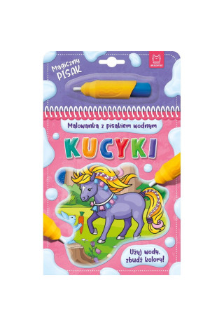 Malowanka wodna AKSJOMAT Kucyki +pisak