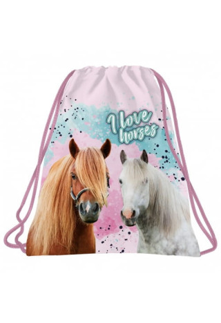 Worek na buty DERFORM Konie 34x42