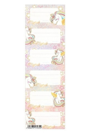 Naklejki na zeszyt STARPAK Unicorn1